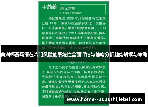 美洲杯赛场潜在冷门风险的系统性全面评估与前瞻分析趋势解读与策略